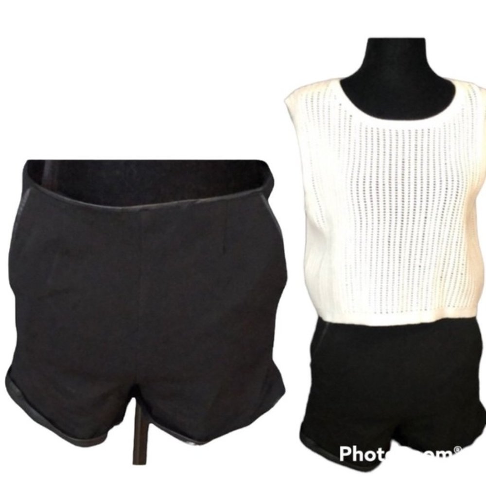 MATERIAL GIRL black dress shorts size 9
